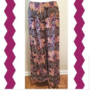 {Ashley Stewart} Wide Leg Pull On Pants